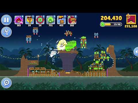 Angry Birds Friends Level 5 Tournament 1674 three stars NO POWER-UP walkthrough 2025-12-31