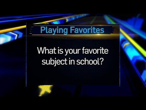 Playing Favorites: What's your favorite subject in school?