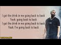 Drake - Back to Back (Lyrics)