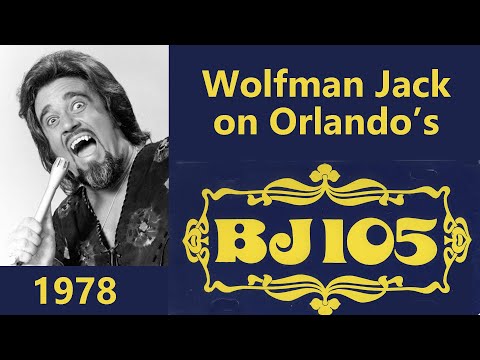 Wolfman Jack on the air at Orlando's BJ-105 in 1978-Preserving Radio's Past