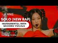 [THE SHOW] - JENNIE 'SOLO' (NEW RAP) Official Instrumental With Backing Vocals