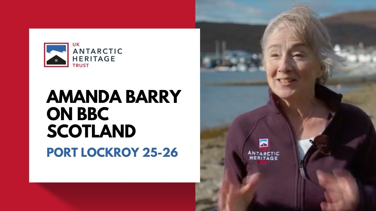Port Lockroy museum manager Amanda Barry on BBC Scotland