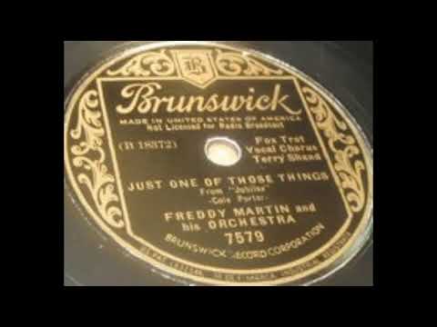 Freddy Martin & his orchestra - Just One of Those Things (1935)