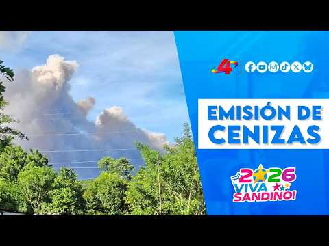 🌋 🚨 Volcán Telica: Acompañamiento a familias por la emisión de cenizas en León