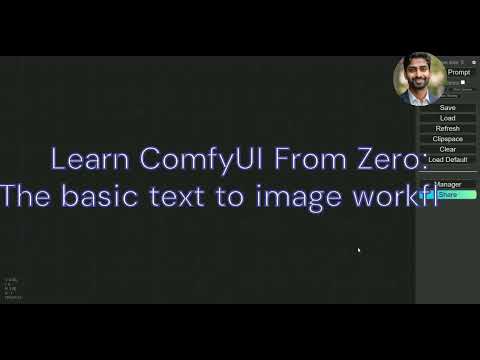 Learn ComfyUI from Zero: The basic text to image workflow
