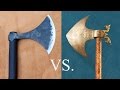 Axes heads and shields - should they be pointy or ...
