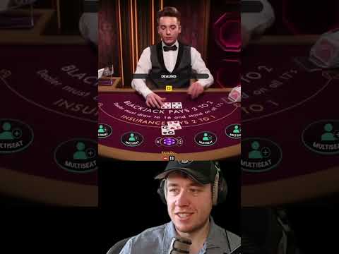 Doug shows why you always stand 😅 #blackjack #gambling