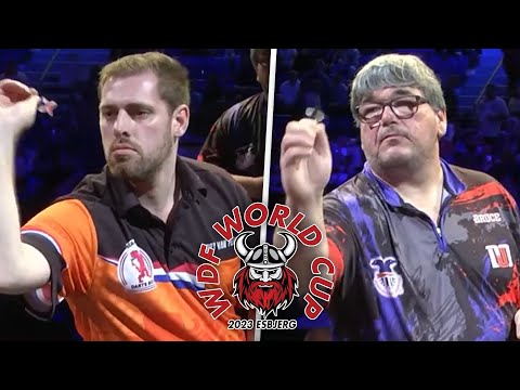 Berry Van Peer v Bruce Robbins - WDF World Cup 2023 from Esbjerg Denmark Day 4 Afternoon