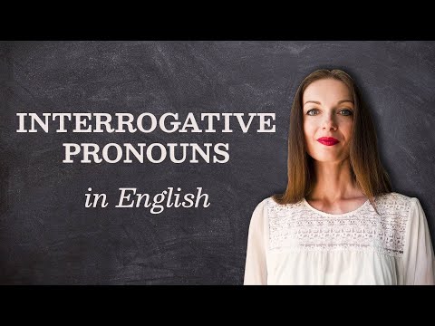 Interrogative pronouns // English Grammar Lessons