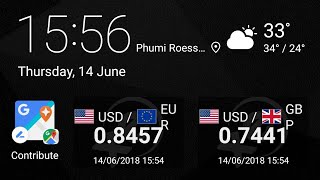 How to Add Money Exchange Rate Widgets to Home screen - GSMArtify