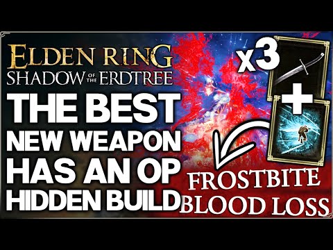 Shadow of the Erdtree - This Backhand Frost Blood Combo = Actually OP - Best Build Guide Elden Ring!