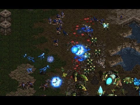 Jaedong (Z) v Goojilla (P) on Aztec - StarCraft  - Brood War REMASTERED