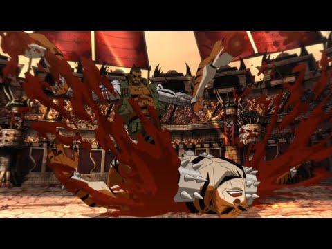 Jax Rips Kintaros Arms off-Mortal Kombat Legends Battle of the realms