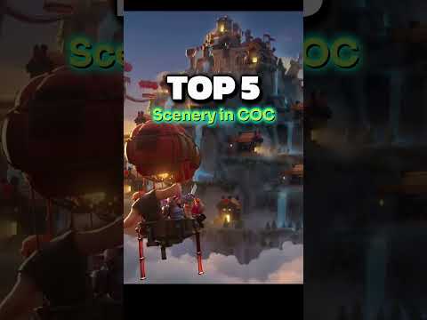 TOP 5 SCENERIES IN CLASH OF CLANS | COC Shorts #clashofclans  #cocclasher #rgclan