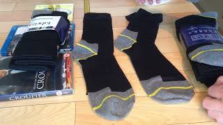 Fabriza Men's Heavy Duty Work Socks – Durable Men's Work Socks Size 9-11 UK with Reinforced Heel