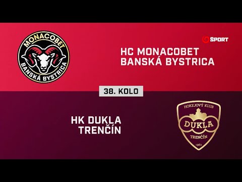 38. kolo: HC MONACObet Banská Bystrica – HK Dukla Trenčín 3:0 (HIGHLIGHTY)