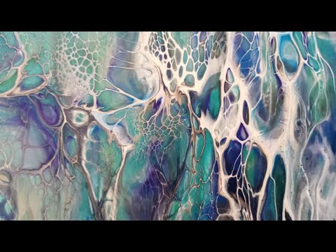 143 Gorgeous Chaos Bloom  #fluidart #TLP #Eyecandypigments #sheleeart