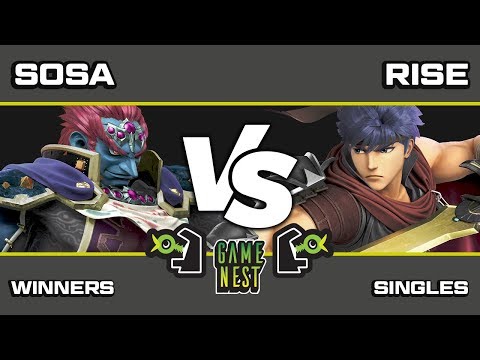 Game Nest Smash It Up: Sosa (Ganondorf) vs Rise (Ike) - Winners Round 2