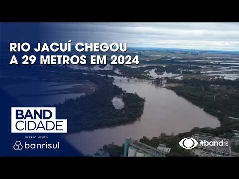 Rio Jacuí chegou a 29 metros em 2024
