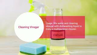 Which Cleaning Agent Can Remove Foul Odour?