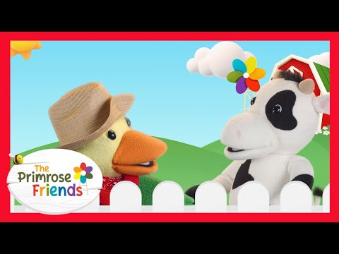 Old MacDonald Had a Farm 🐷🐔🎵 @ThePrimroseFriends  Learning & Song Playground | Nursery Rhymes