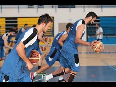 Primer entrenamiento pretemporada Club Melilla Baloncesto 2015/16