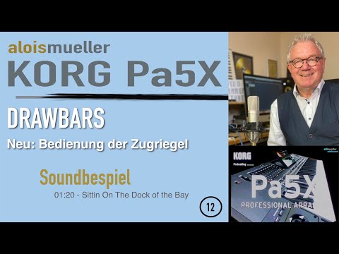 Pa5X - DRAWBARS - Neu: Bedienung der Zugriegel