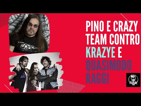 Pino scotto e i crazy team contro krazye e Quasimodo de raggi #pinoscotto #rocktv #arcadeboyz