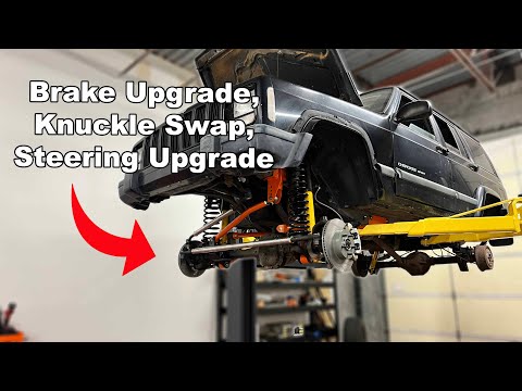 Cherokee XJ WJ Knuckle Swap + Big Brakes — Core 4x4