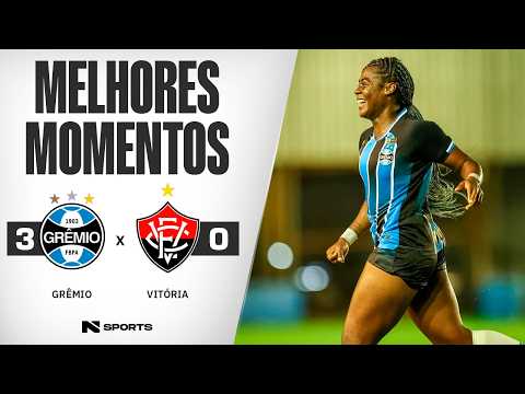 Gols e lances de Grêmio x Vitória