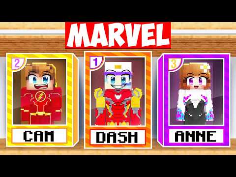 We Turned Into SUPERHERO TOYS In Minecraft!