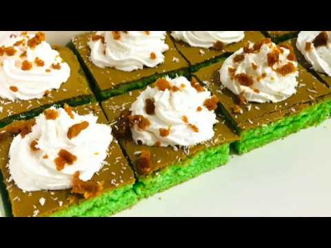 Easy Gula Melaka Pandan Cake Ever! 😋🥧