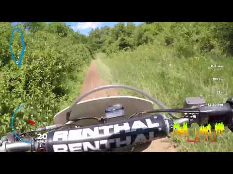 DT Helmet Cam 06-19-17 Robs Fathers Day Ride GoPro5 CRF250X #🏍