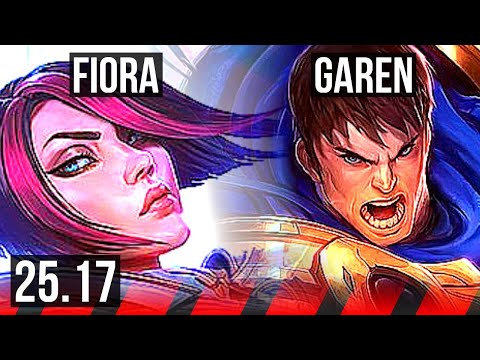FIORA vs GAREN (TOP) | KR Diamond | 25.17