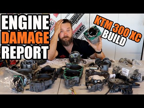 KTM 300 XC build - Engine Teardown
