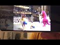 Barney In Concert 3 Children Yellow T Shirt Back Both Hands Up