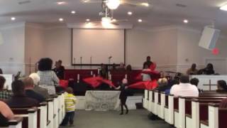 CFM's Youth Flag Team dancing to "Soul on Fire"