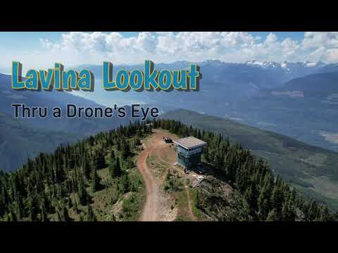 Lavina Lookout Thru a Drone's Eye