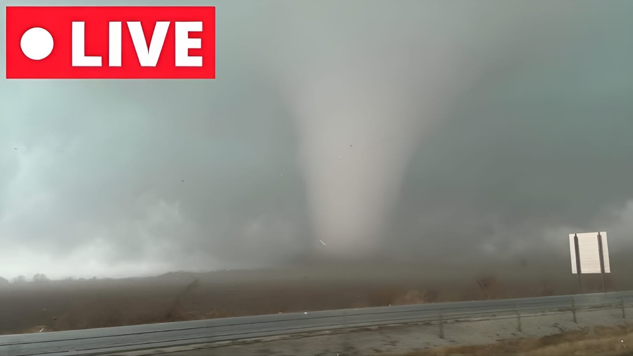🔴LIVE | Storm Chasers Live | Tornado On Ground Just While Ago | Tornado Outbreak | Ryan Hall Y All