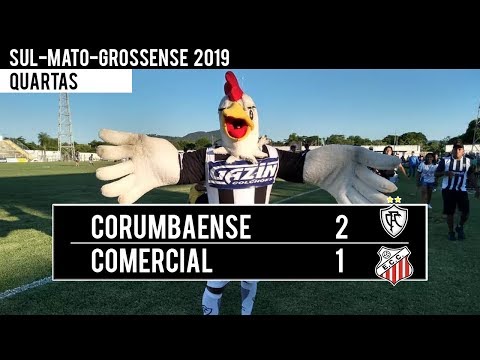 MELHORES MOMENTOS: CORUMBAENSE 2x1 COMERCIAL - CAMPEONATO SUL-MATO-GROSSENSE 2019 - 24/03/2019