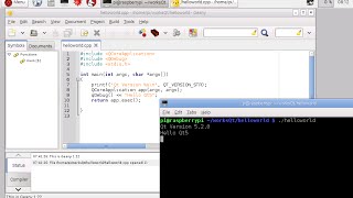 Download the video "Hello World Qt5 on Raspberry Pi/Raspbian (console application)"