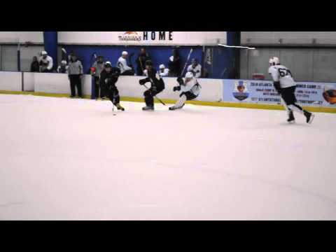 Fredrik Pettersson's 2nd Goal - Thrashers Training Camp 2010