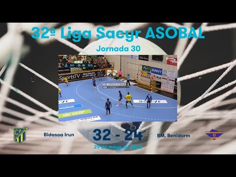 32ª Liga Sacyr ASOBAL J30: Bidasoa Irun - BM. Benidorm 32-24