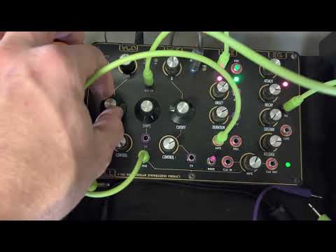 Random and semi random sequence generation using the Voltage Controlled Integrator as slew