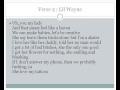 The Game - All That (Lady) ft. Lil Wayne, Big Sean, Fabolous & Jeremih) Lyrics