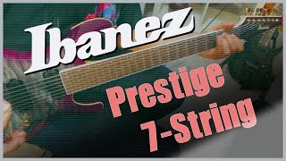 Video thumbnail for Ibanez S Series Prestige 7 String S5527QFX by David Wallimann