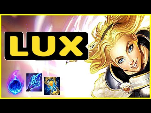 LUX VS MORGANA SUPPORT GAMEPLAY
