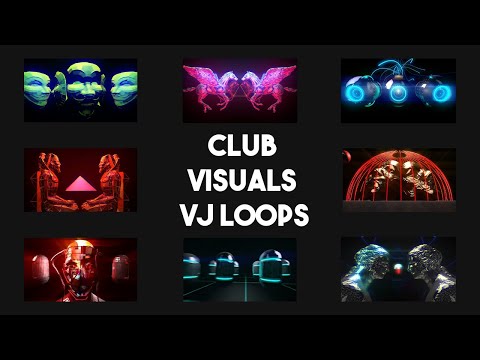 Club Visuals VJ loops - 1 | Visuals Loop | Dj Visuals Free | Background | OMER J | OMER J GRAPHICS