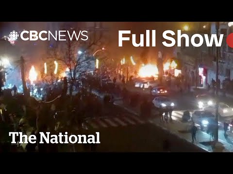 CBC News: The National | Trump encourages Iran protests