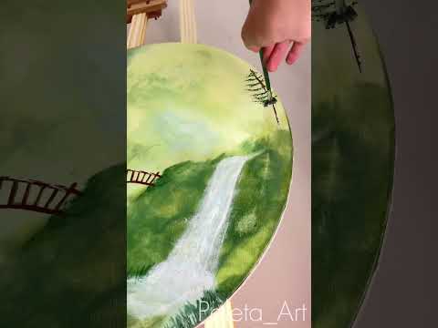 Hadeel’s Tranquil Nature Painting 🌲